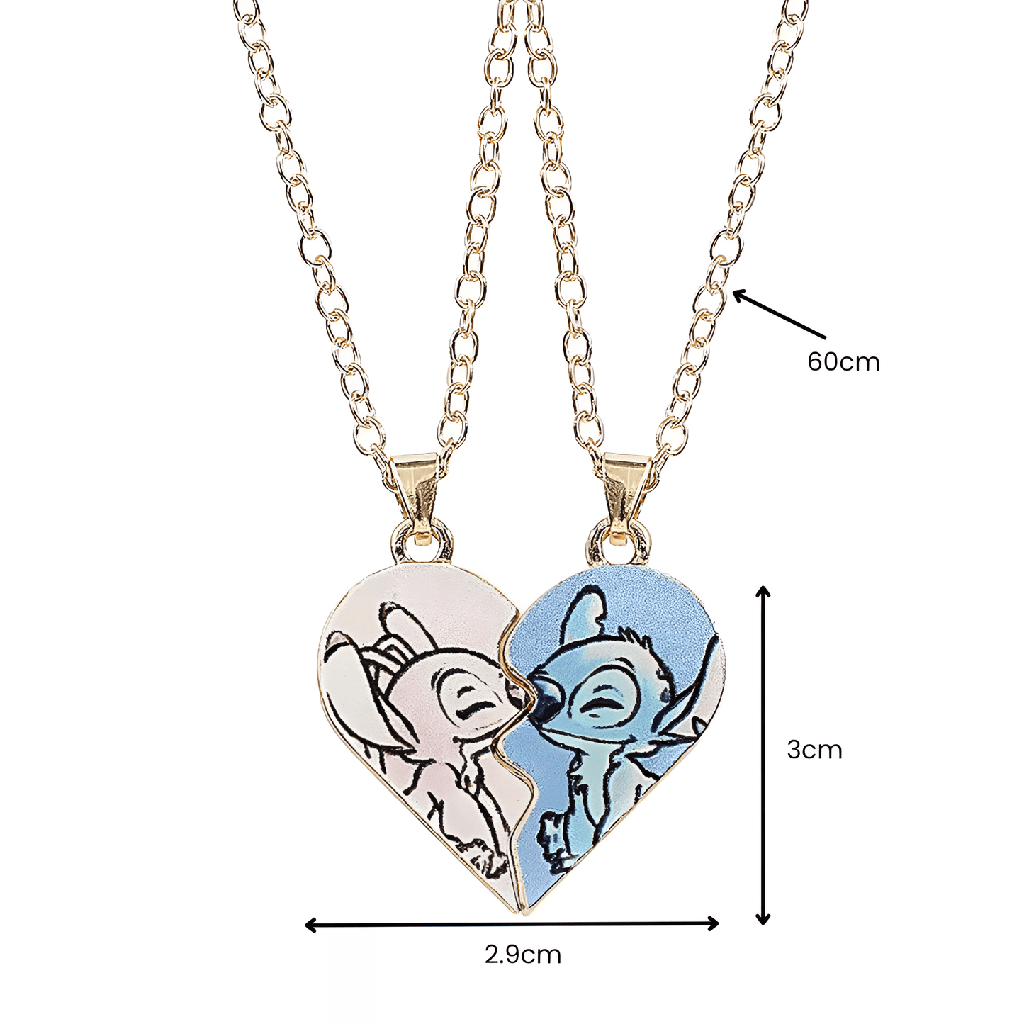 Matching Necklaces from Blacinshop - Couple Necklace
